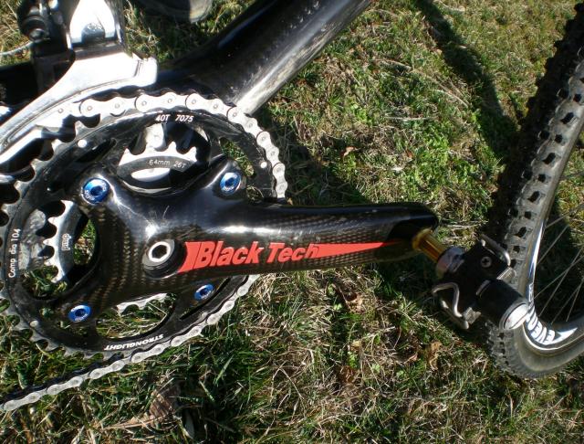 pedivella full-carbon 620 gr con corone 40-26