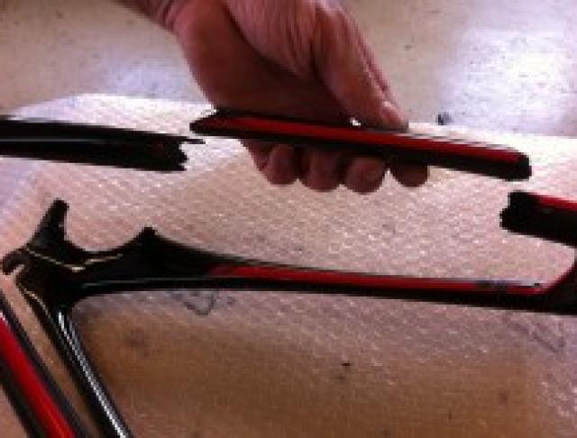 Ghost con fodero stroncato in seguito a incidente