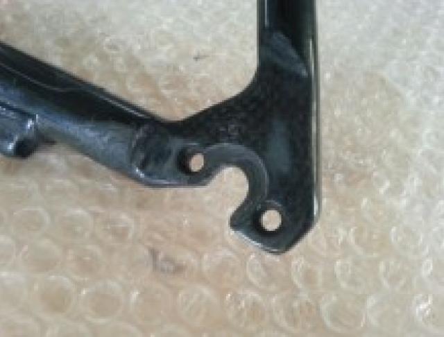 forcellino usurato su Scott Addict