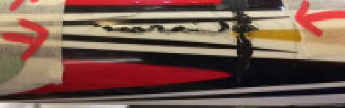 tubo orizzontale lesionato