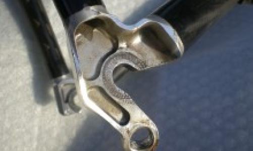 Riparazione supporto cambio su Scott Addict