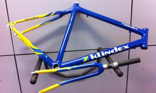 BIKE COLOR - telaio personalizzato con verniciatura che riprende i colori della squadra