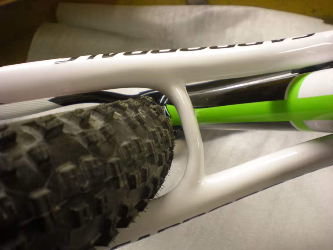 passaggio ruota modificato su Cannondale Scalpel