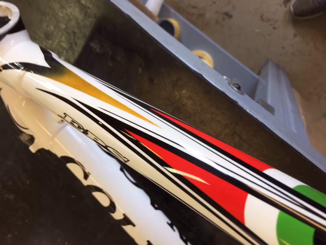 tubo orizzontale a lavoro finito