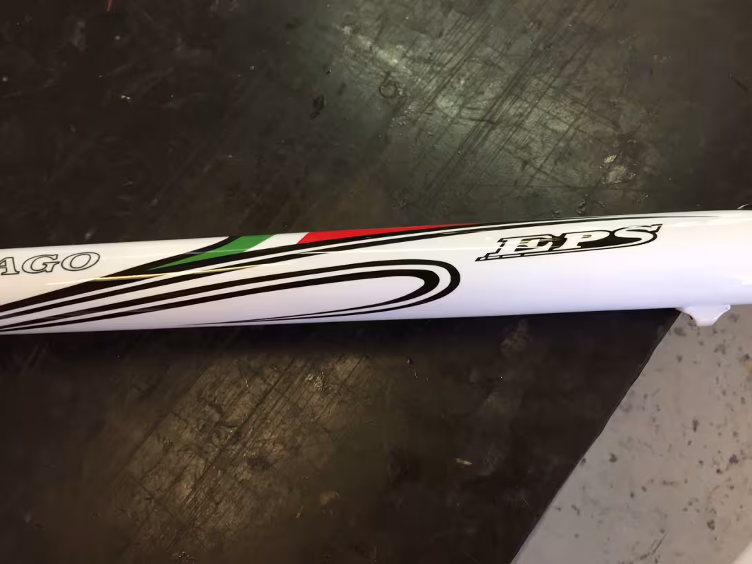 tubo orizzontale - vista laterale